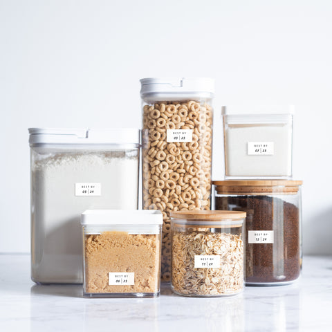 Expiration Labels for Pantry Organization