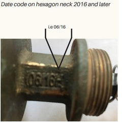 Champion Actuator date on neck
