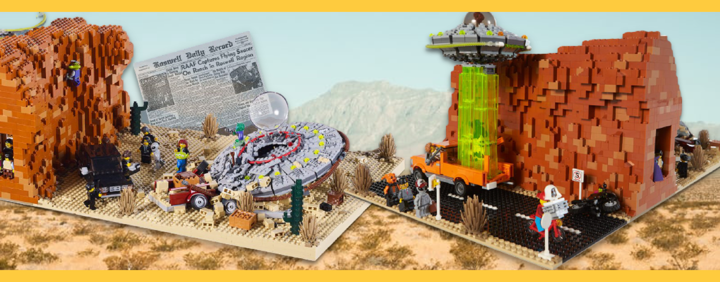 Crash de Roswell LEGO