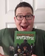 Photo of Greg Smith Holding Vol. 1 Junior Braves of the Apoclypse