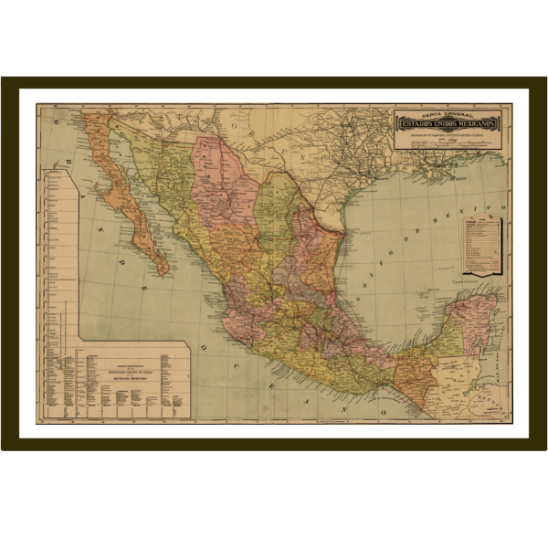 Lista 103 Foto Mapa De México Antiguo Y Actual Actualizar