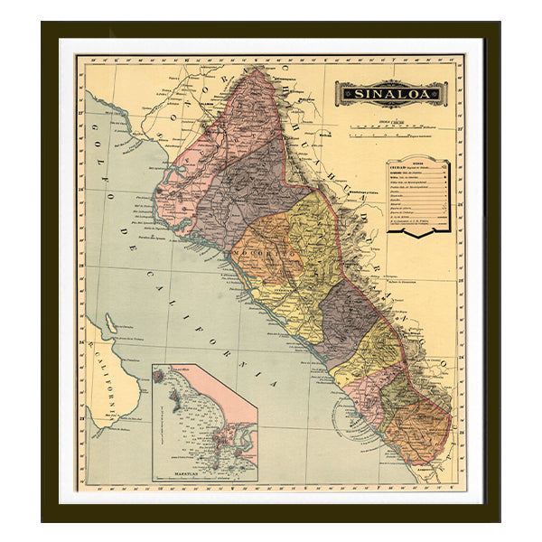 Arriba 100 Foto Mapa Del Estado De Sinaloa Con Nombres Cena Hermosa 1030