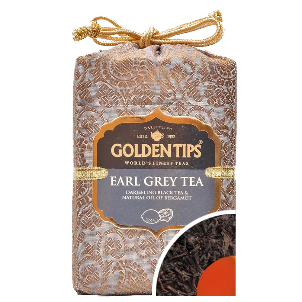 Earl Grey Black Tea - Royal Brocade Cloth Bag