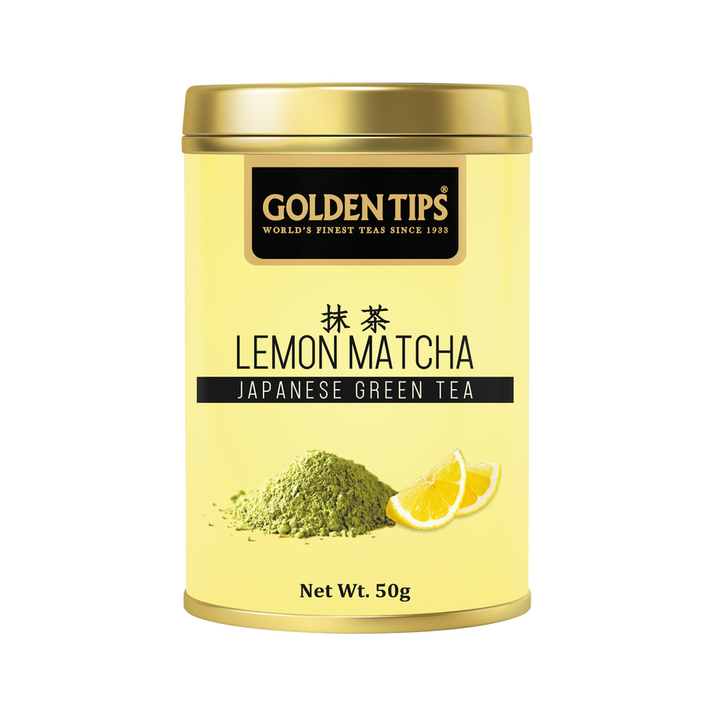 Lemon Matcha Japanese Green Tea - Golden Tips Tea (India)