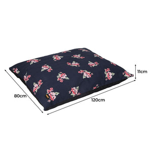 Click To Pet Dog Beds Cat & Dog Pet Bed Cushion - Flowers