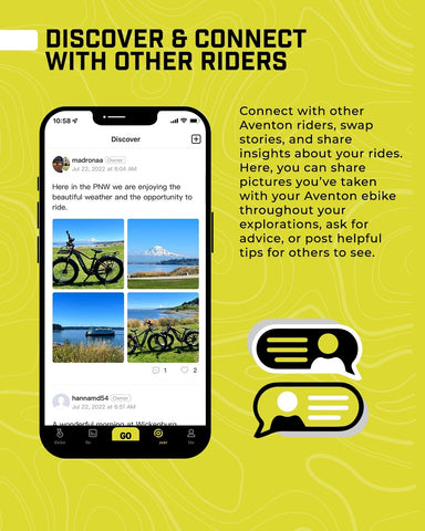 Discover connect with other riders