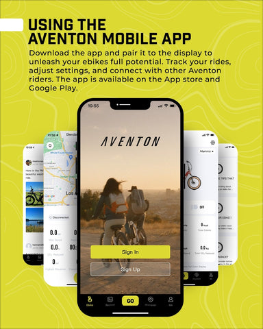 Using the aventon mobile app