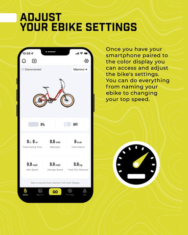 Adjust your ebike settings