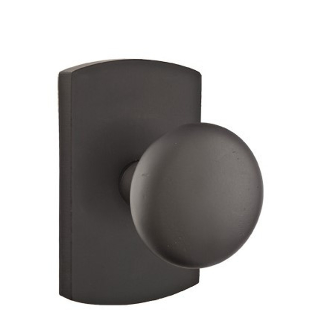 Emtek 7100 SANDCAST BRONZE - KNOBSETS With #4 Rosette Passage Set