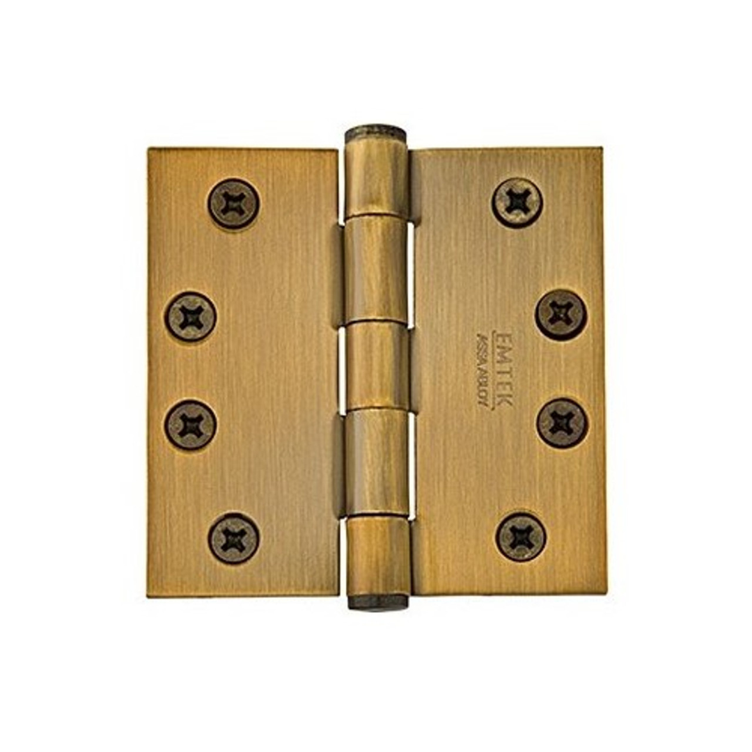 Emtek 92015 4.5 Inch Heavy Duty Door Hinges with Square Corners (pair)