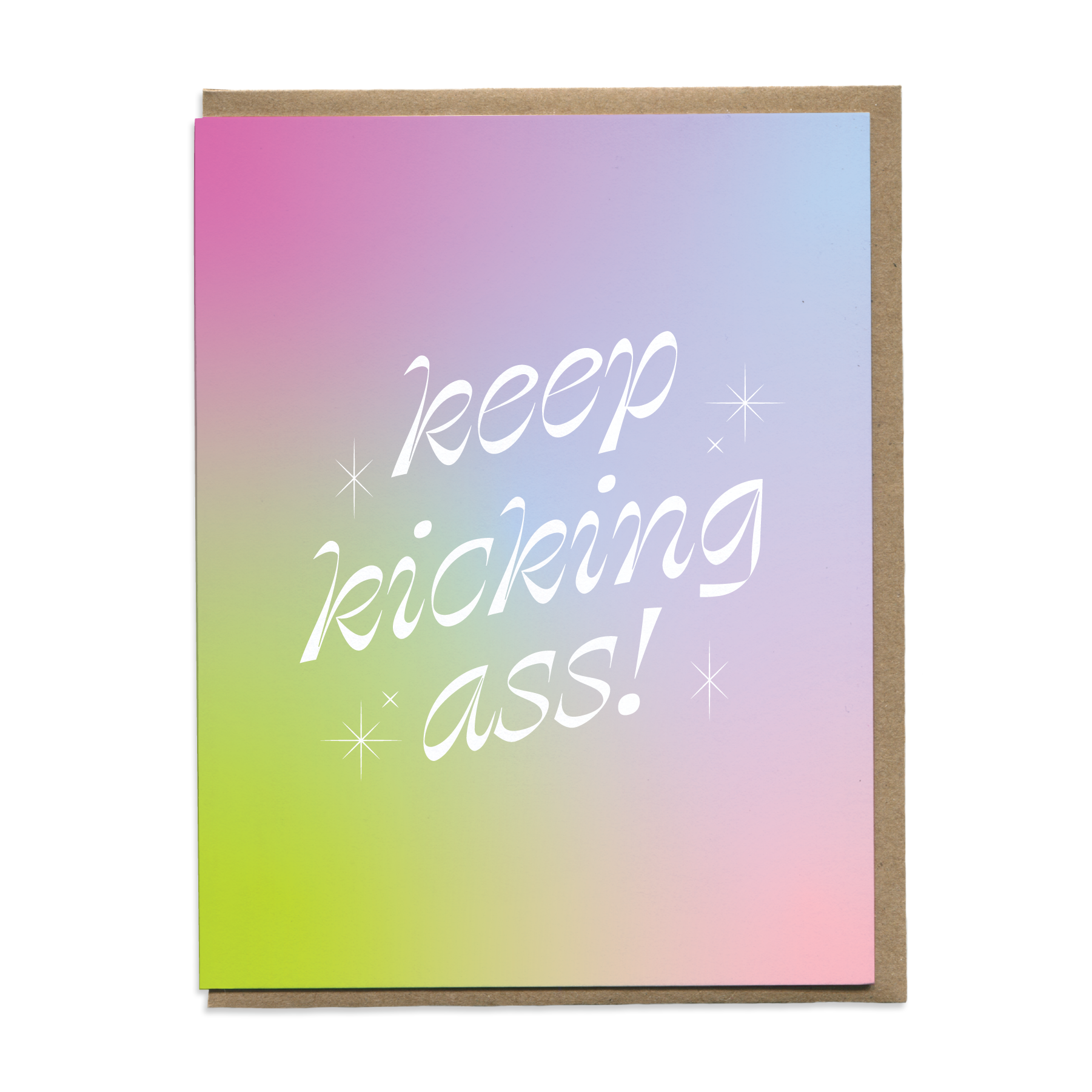 Marissa Baca - Keep kicking ass Greeting Card
