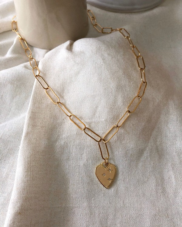 Heart Link Necklace