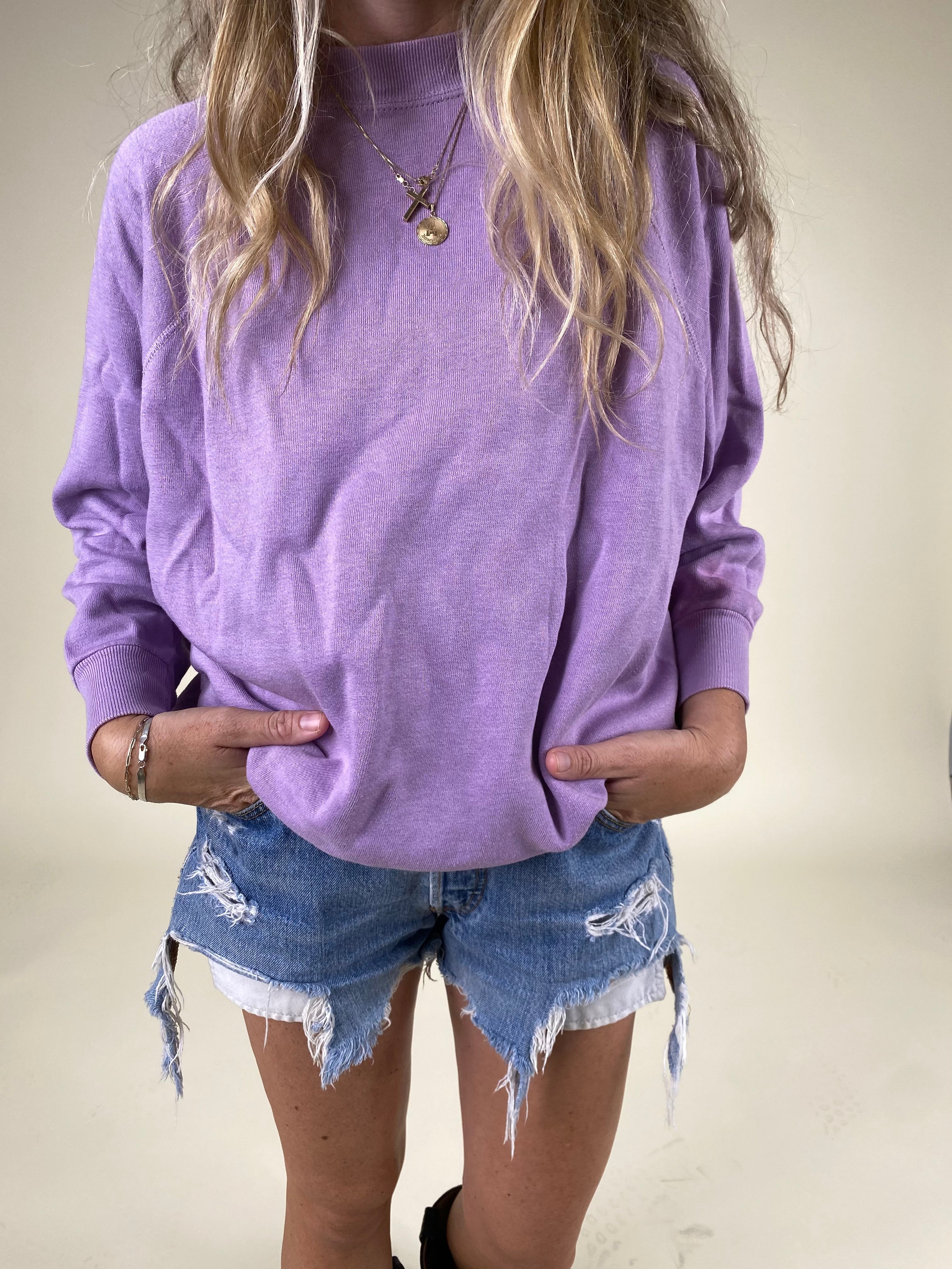 S Light Purple Pullover