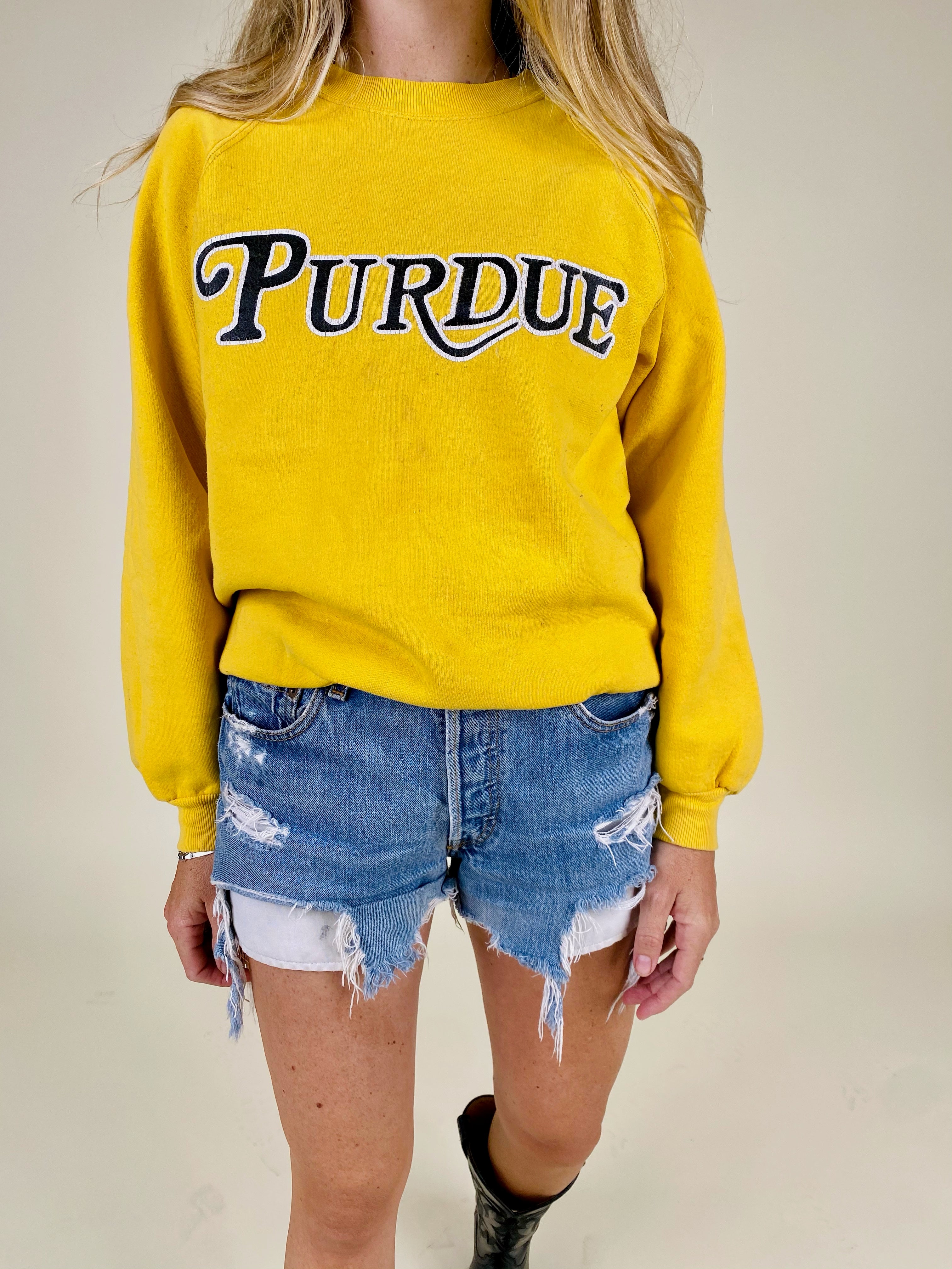 S Vintage Purdue Pullover