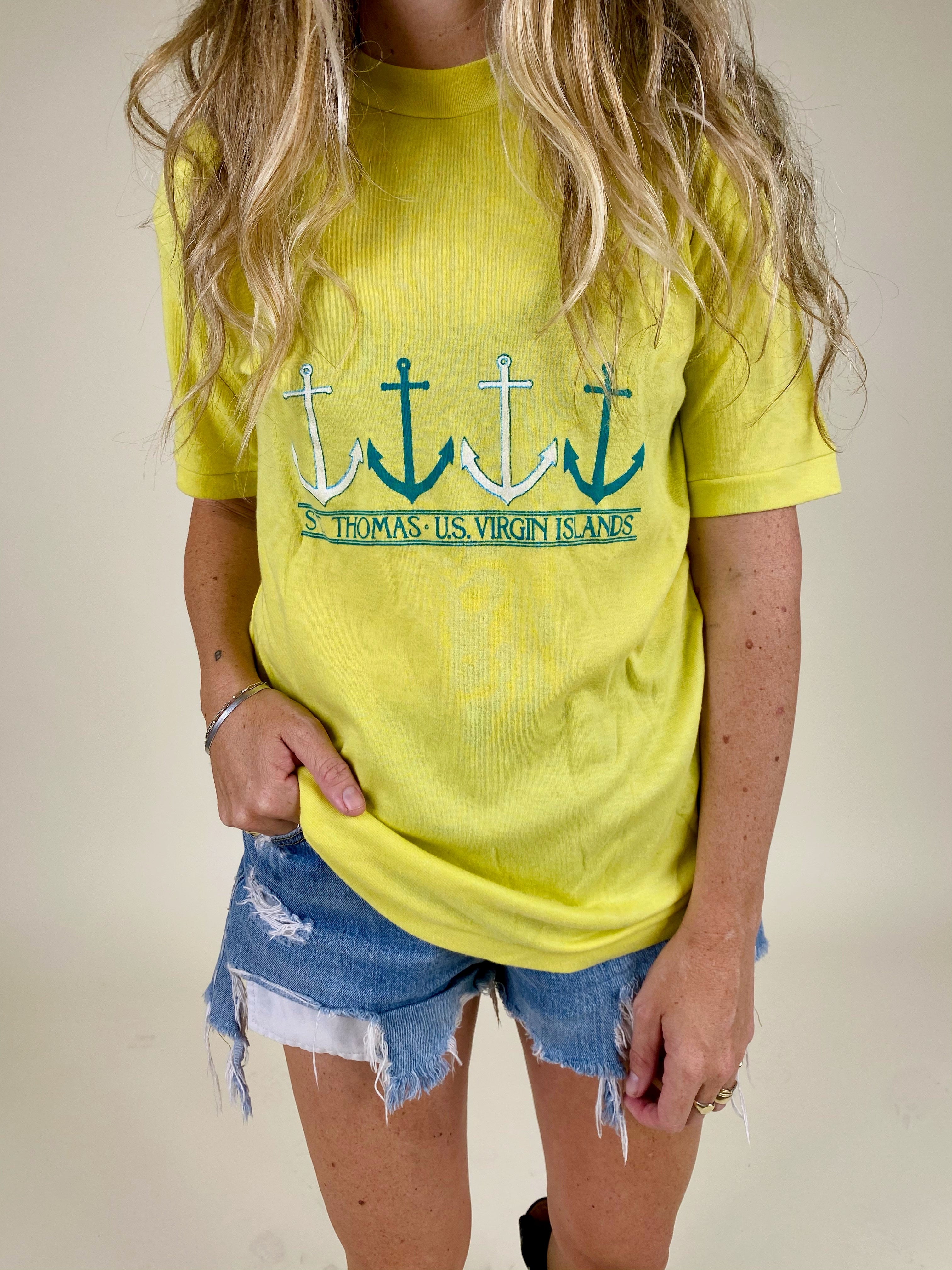 XS Vintage Virgin Islands Tee