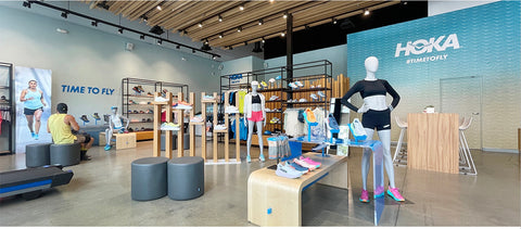 Hoka Pop-Up Store in Melrose