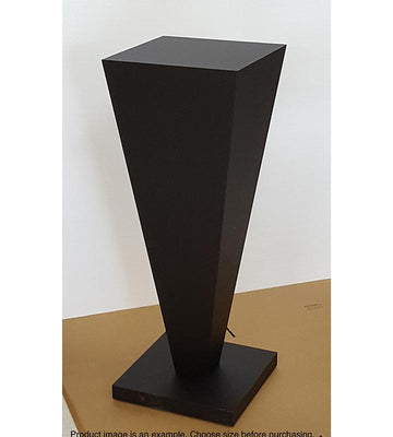 Brushed Aluminum Laminate Pedestal