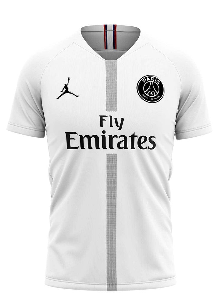 white jordan psg kit