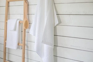 Aman Bath Towel Collection White