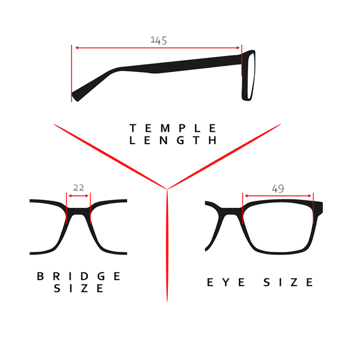 How to measure your eyeglasses frame size ? – Ottika Canada