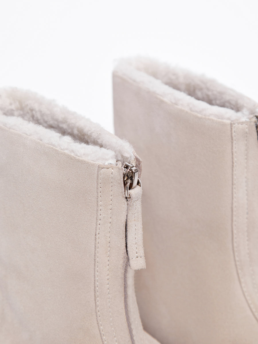 Fur-lined zip-up boots – 12 STOREEZ