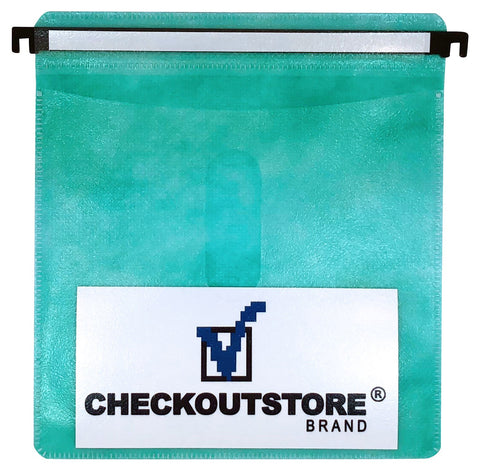 CheckOutStore 1000 CPP Clear Plastic Sleeve with Flap (No Stitches)