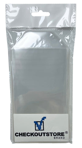  (5) CheckOutStore Plastic Storage Cases for Rubber Stamps, 7/8  inch Spine Size (Clear/Spine: 21 mm/No Tabs) : Home & Kitchen