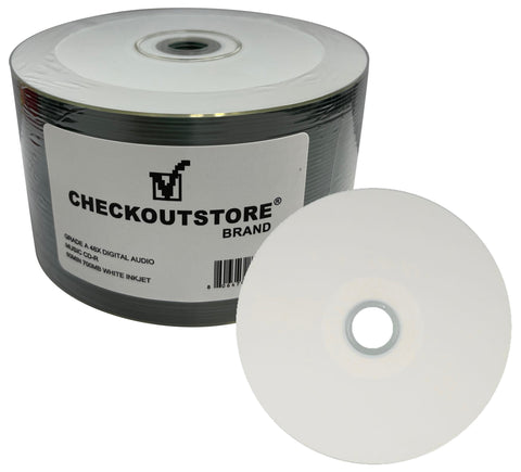 CheckOutStore 24x MINI CD-R Blank Media 24Min 210MB White Inkjet, CheckOutStore.com