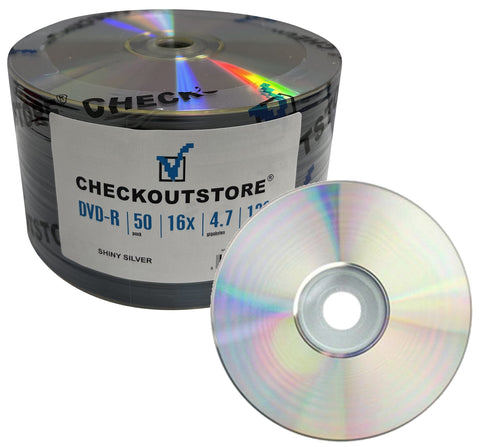 CheckOutStore MINI 1.46GB 30Min 4x DVD-R Shiny Silver