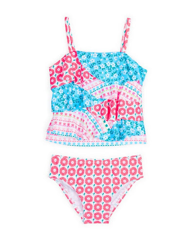 girls high waisted swimsuit