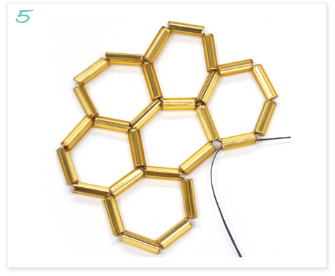 Free Instructions: Tiny Bee Honeycomb Home 5