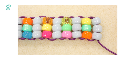 Free Instructions Ladder Bracelet 8