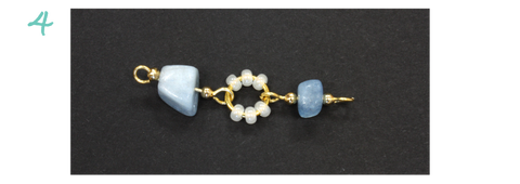 Free Instructions Spring Aquamarine Bracelet 4