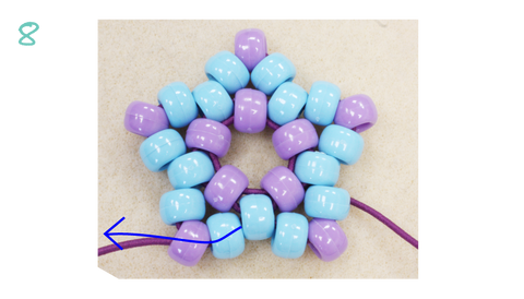 Free Instructions Superstar Necklace 8