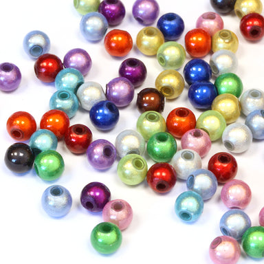 Plastic Colorful Cross Beads, 1/2 x 5/8 inch, 140 count, Mardel