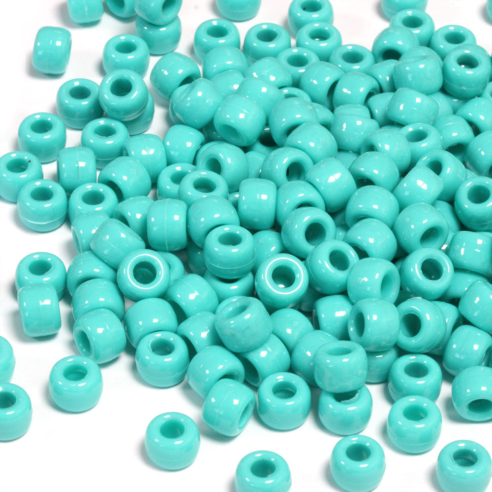 Pony Beads Plastic Barrel 6x8mm - Pearl Black - 100pk - Beads And Beading  Supplies from The Bead Shop Ltd UK