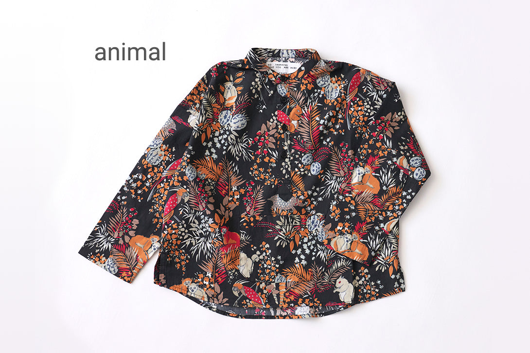 Animal print Pull Shirt