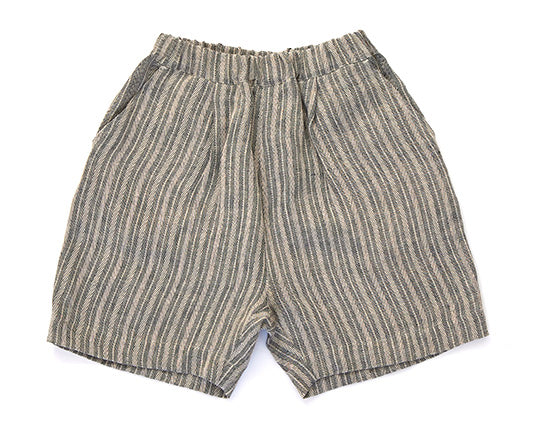 linen-stripe-shorts