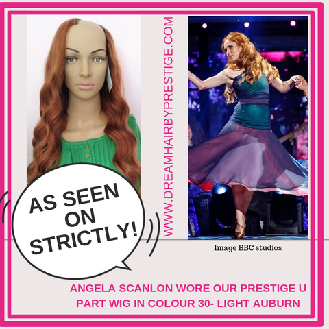Strictly come dancing wigs auburn Angela Scanlon