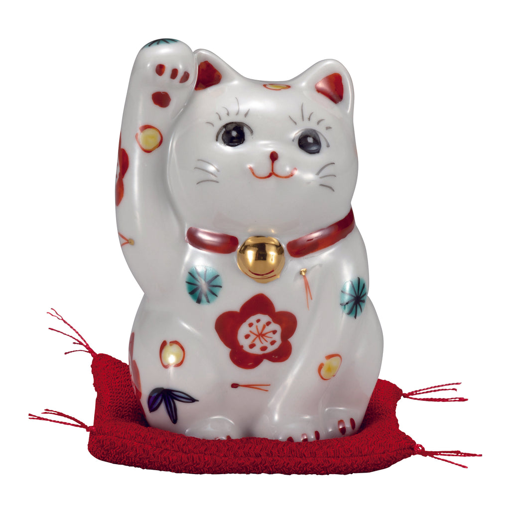 Japanese Design Maneki Neko Lucky Cat Pink 20oz Ceramic Tea Pot and Cu–  Ebros Gift