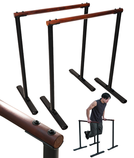 Urban Wood Dips Bar【木製/都会的デザイン/耐荷重150kg/タフさ×美しさ】 ディップスバー ディップススタンド ディップス プッシュアップバー [1年保証] ST151 Image 1