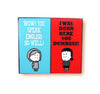 Angry Girl Speak English Pin