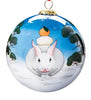 Rabbits In The Moon Ornament