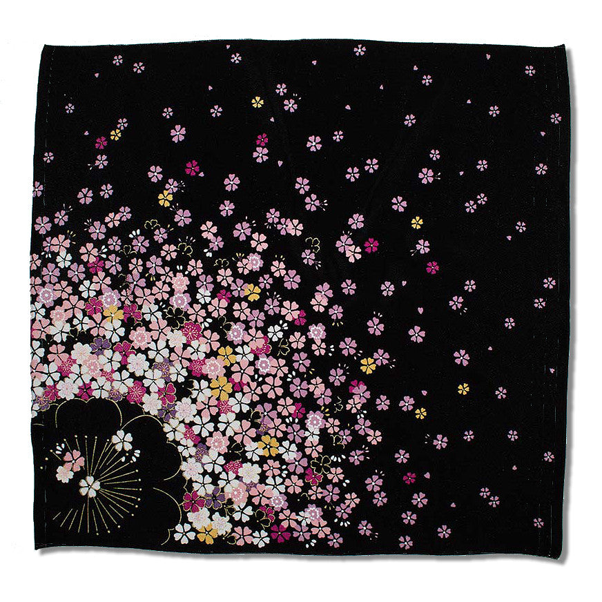 Purple Blossom Furoshiki