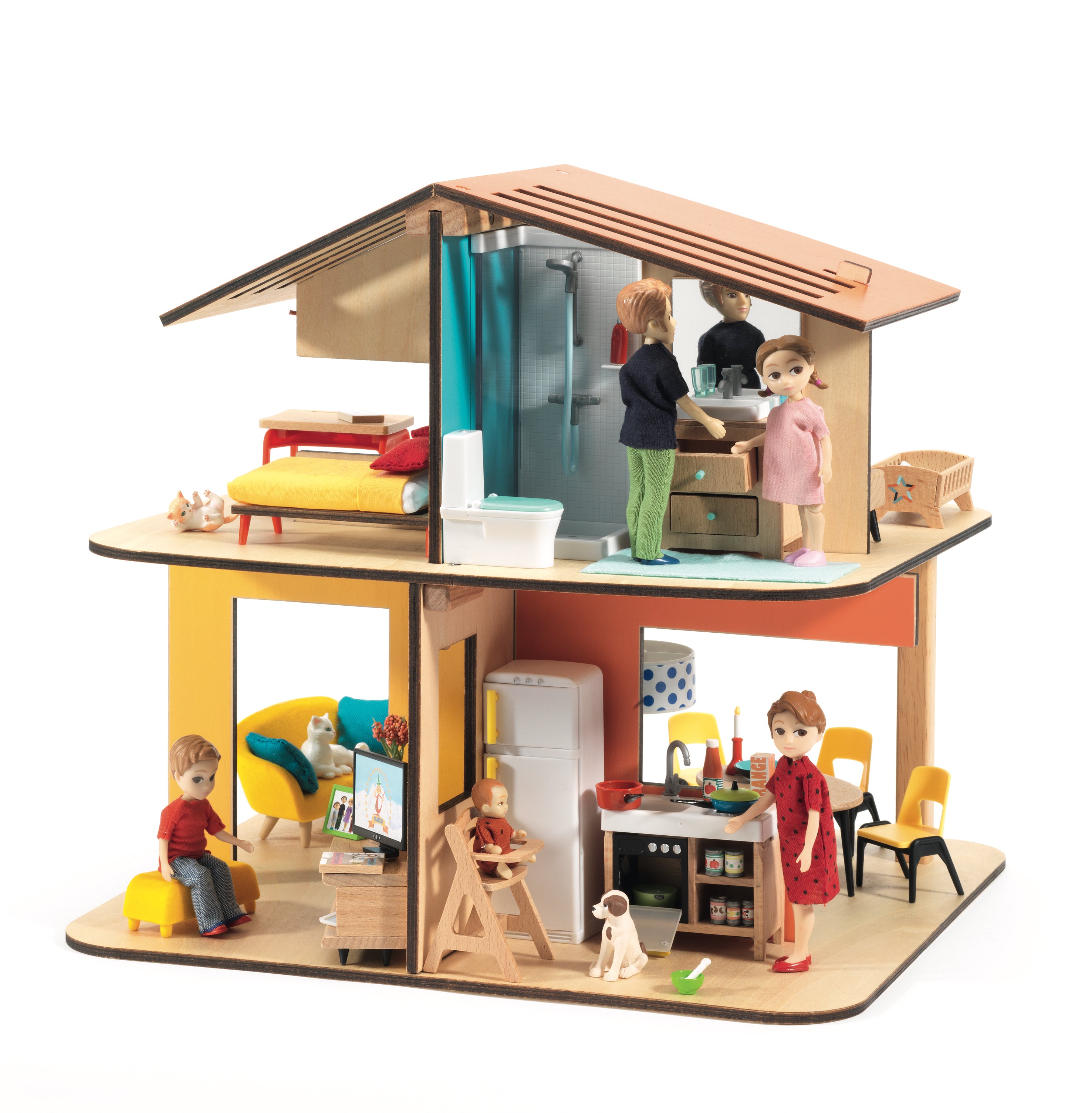 djeco dolls house family