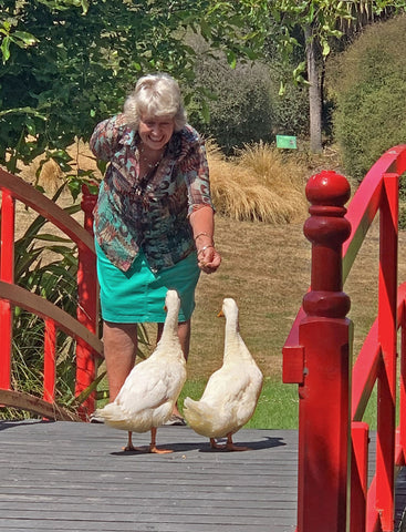 Mrs Pegasus and her Peking twins.