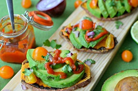 Sweet Potato Toast With Avocado