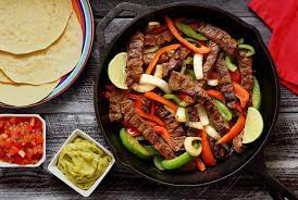 South Of The Border Sizzling Beef Fajitas
