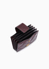 GLOSSY CARD POCKET HOLDER WALLETS ON CHAIN - LYN VN