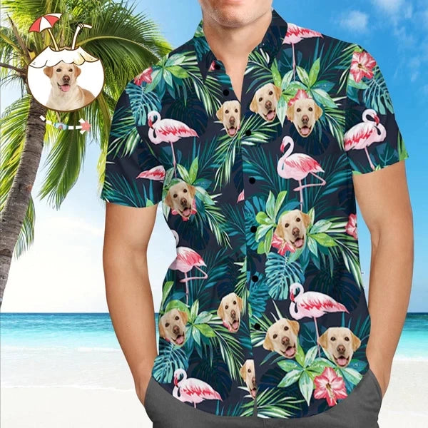 Custom Hawaiian Shirt with Dog Face|Custom Dog Hawaiian Shirt|Custom ...